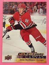 2017-18 Upper Deck Janne Kuokkanen UD Canvas Young Guns Rookie RC #C113 Hockey