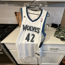 adidas Kevin Love #42 Minnesota Timberwolves NBA Jersey Men's M White/Blue