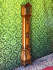 Standuhr Barock Uhr Chippendale Nussbaum Biedermeier Louis XV Rokoko Warrings