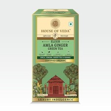 Sachet de 25 thé vert au gingembre Amla bio HOUSE OF VEDA