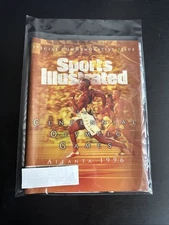 1996 Sports Illustrated Atlanta Olympic Commemorative issue Michael Johnson Gold