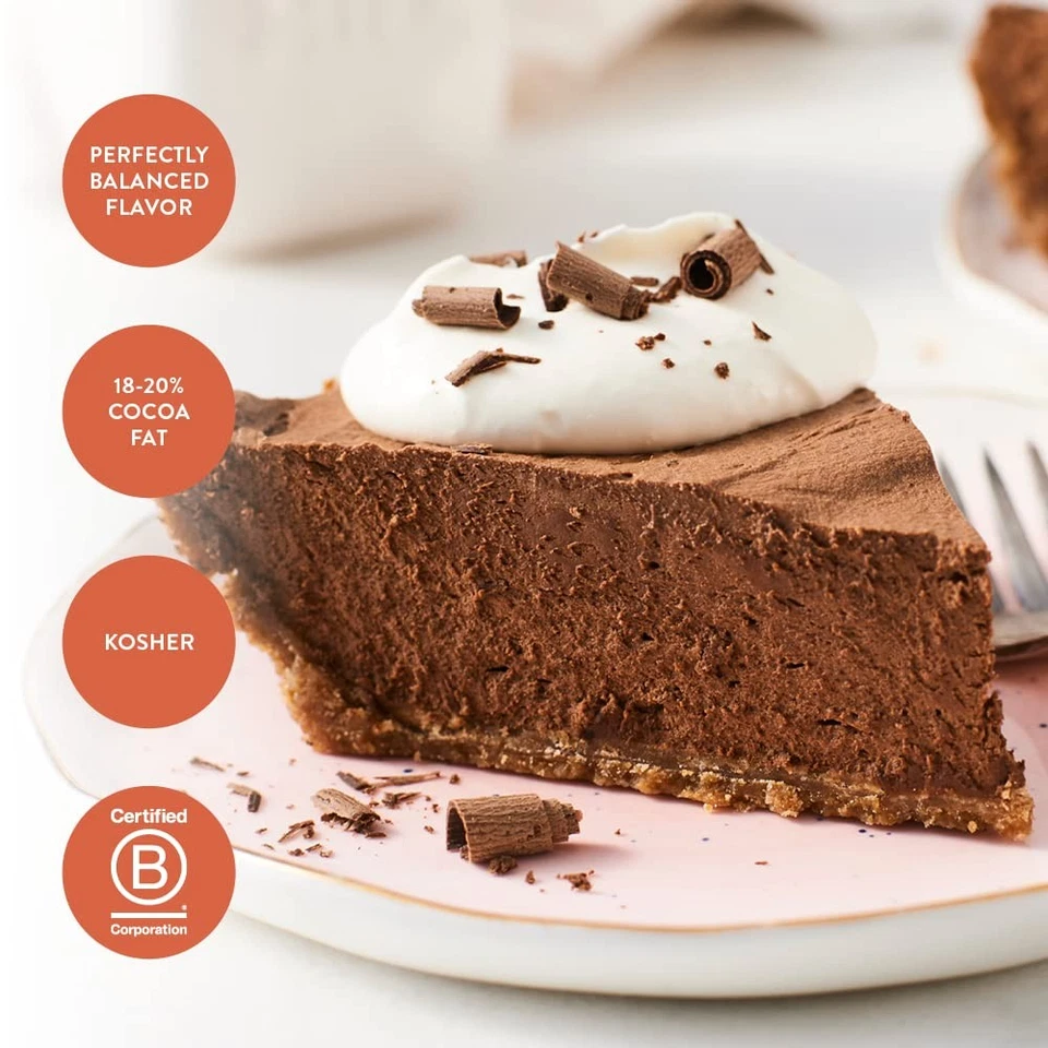 Mezcla triple de cacao en polvo para hornear, rico sabor a chocolate, 14 oz Foto 4 de 4