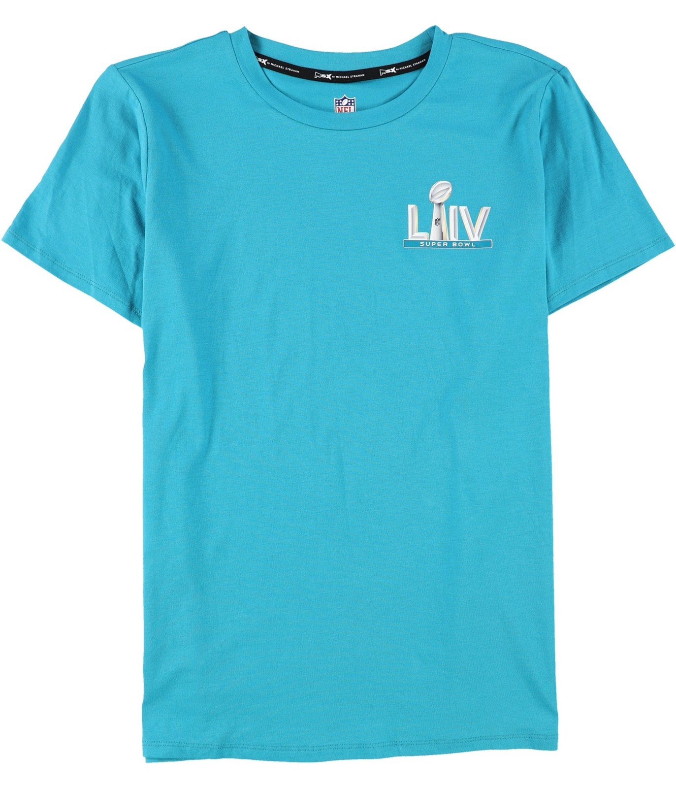 Мужская футболка с рисунком MSX Super Bowl 54 aqua L 3490₽