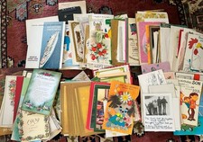 Huge Vintage Greeting Card Lot Christmas Birthday Anniversary Get Well 5LBS
