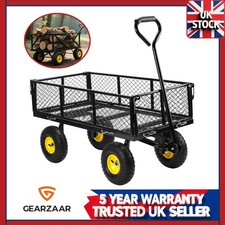 Camping  Cart Outdoor Collapsible 800LBS Duty Steel Folding Utility Wagon Solid