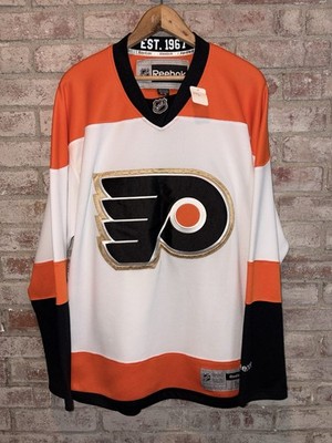 Philadelphia Flyers NHL Reebok Premier 50th Anniversary Hockey Jersey Adult M