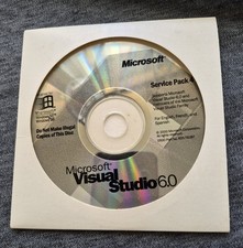 Microsoft Visual Studio 6.0 6 Enterprise Basic C  FoxPro J  SP Service Pack 4