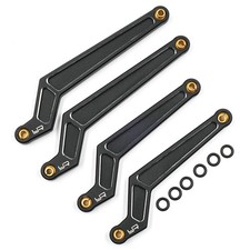 NEW Yeah Racing TACC-019BK Aluminum 7075 Hi-Clearance Links Lower : Tamiya CC02