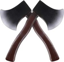 2 Pieces Halloween Axe Foam Hatchet Props Trick Props Fake Axes for Halloween Co