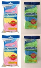 Nail Guard Sponges, Non-Scratch Heavy Duty Cleaning, (12 Sponges) (4 Pack)