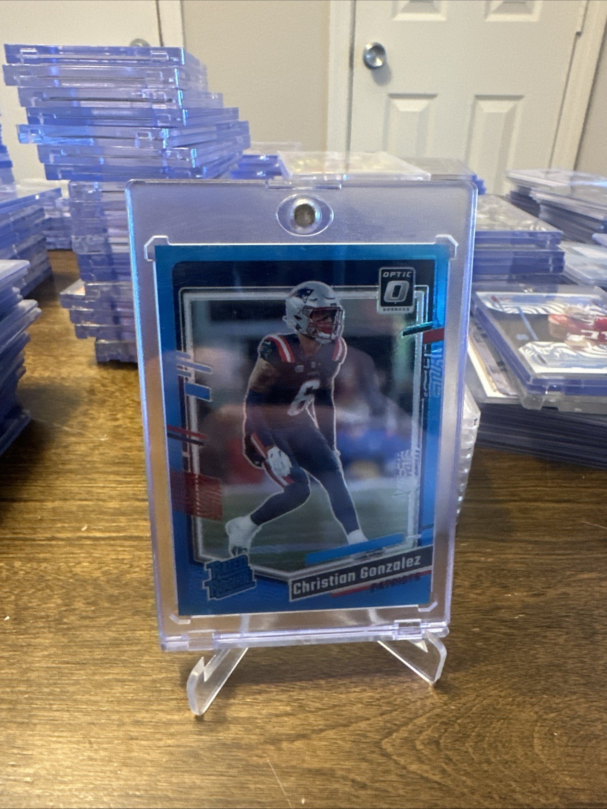 2023 Donruss Optic - Rated Rookie Christian Gonzalez #274 Aqua Prizm /299 (RC)