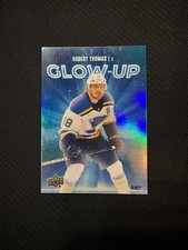 2025-26 Upper Deck Series 2 Glow Up #GU-28 Robert Thomas St. Louis Blues NM