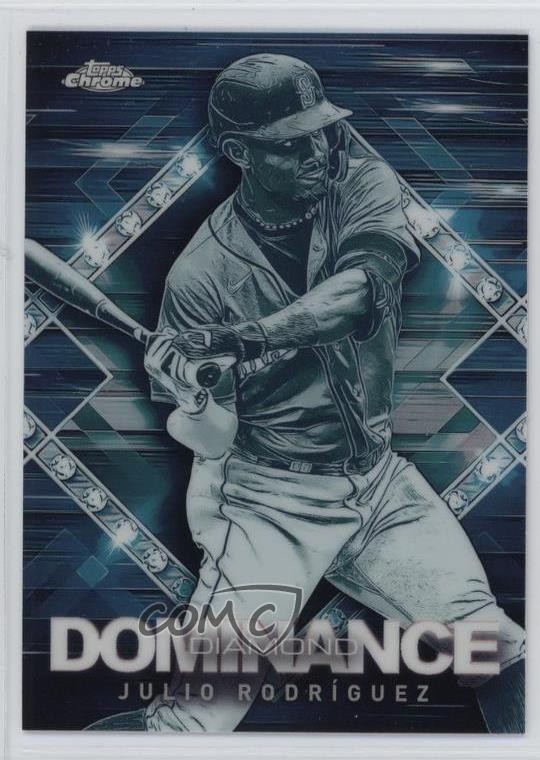 2023 Topps Chrome Update Diamond Dominance Julio Rodriguez RodrÃguez #DD-2 13ob