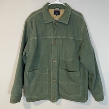 Vintage Tommy Hilfiger Jacket Mens L Green Qu...