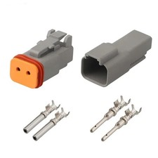 Deutsch DT Series 2 Way Waterproof Connector Plug Kit Multi Pin Crimp Set DT04