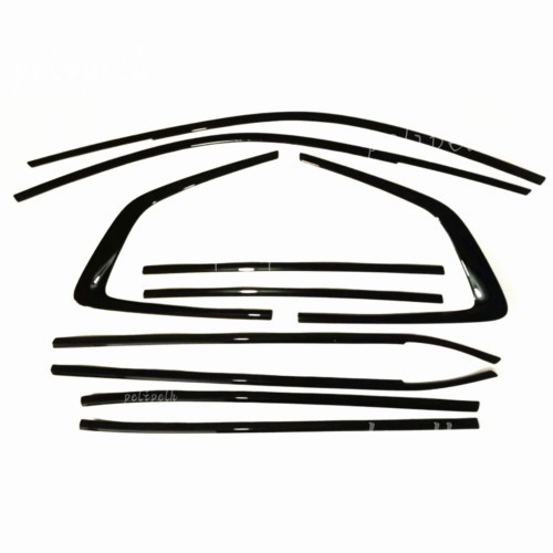 Convient pour BMW G01 X3 18-2024 garnitures de moulure de bande décorative de fenêtre noir brillant - Photo 3 sur 7