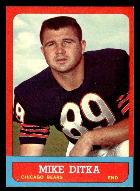1963 Topps Football #62 Mike Ditka NM h1
