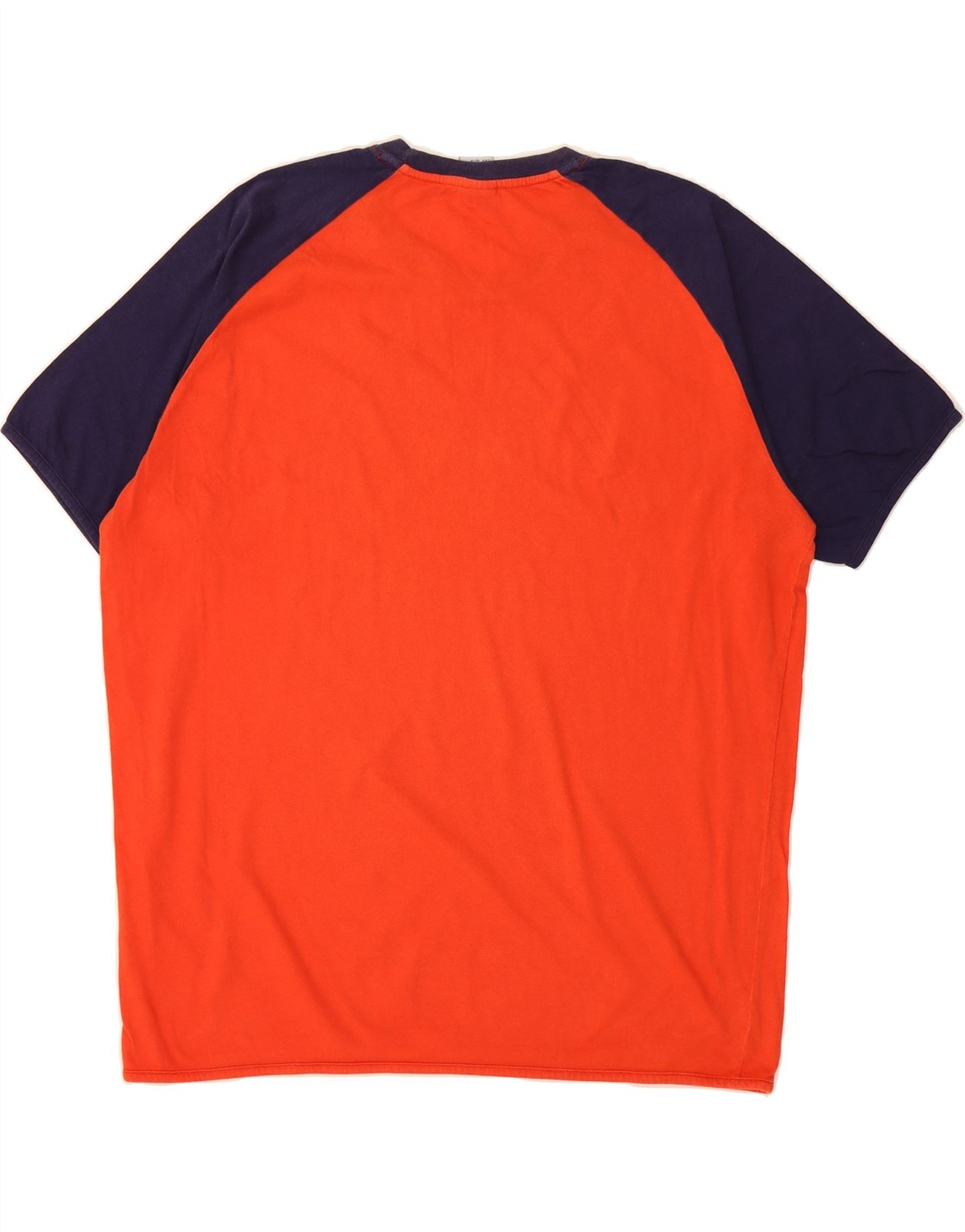 FILA Maglietta Uomo Grafica Top XL Arancione Colorblock Cotone CG11