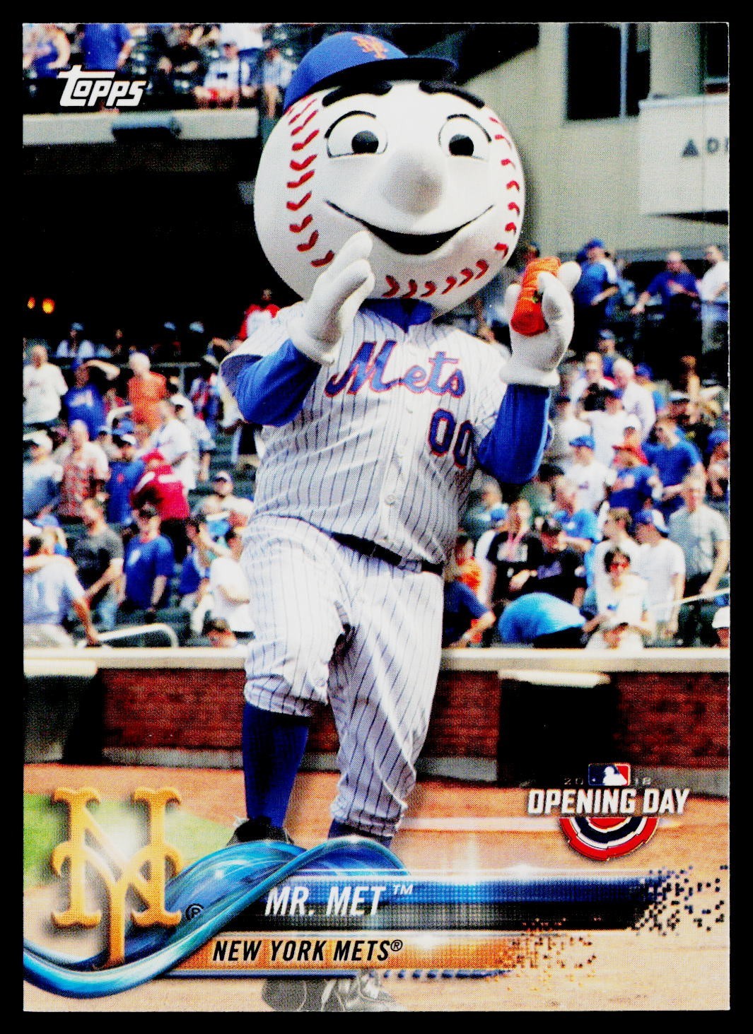 2018 Topps Opening Day Mascots #M-17 Mr. Met Baseball Card New York Mets Nr Mt