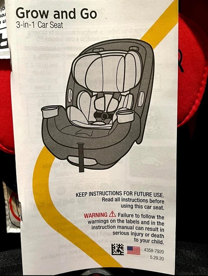 Asiento de coche convertible todo en uno Disney Baby Grow and Go Mickey Mouse Foto 2 de 4