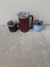 YETI French Press Set, 34 oz French Press, (2) Rambler 14 oz Mug Assortment Box
