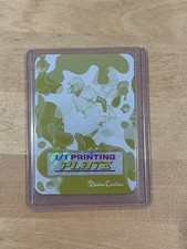 Devin Carter 2025 Leaf Eclectic Football Signature Series 1/1 Printing Plate
