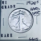 1928 S LIBERTY WALKING SILVER HALF DOLLAR HI GRADE U.S. MINT RARE COIN 6615