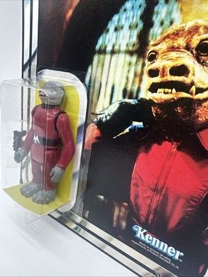 Vintage Star Wars Snaggletooth Original Action Figure on Custom 21 