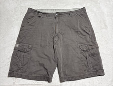 Wrangler Cargo Shorts Men's Size 36 Brown 10" Inseam