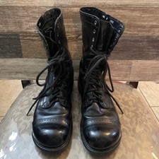 Corcoran 1500 Hombres Cuero Negro 10" Botas de Salto Militar Paracaidista Talla 10.5D