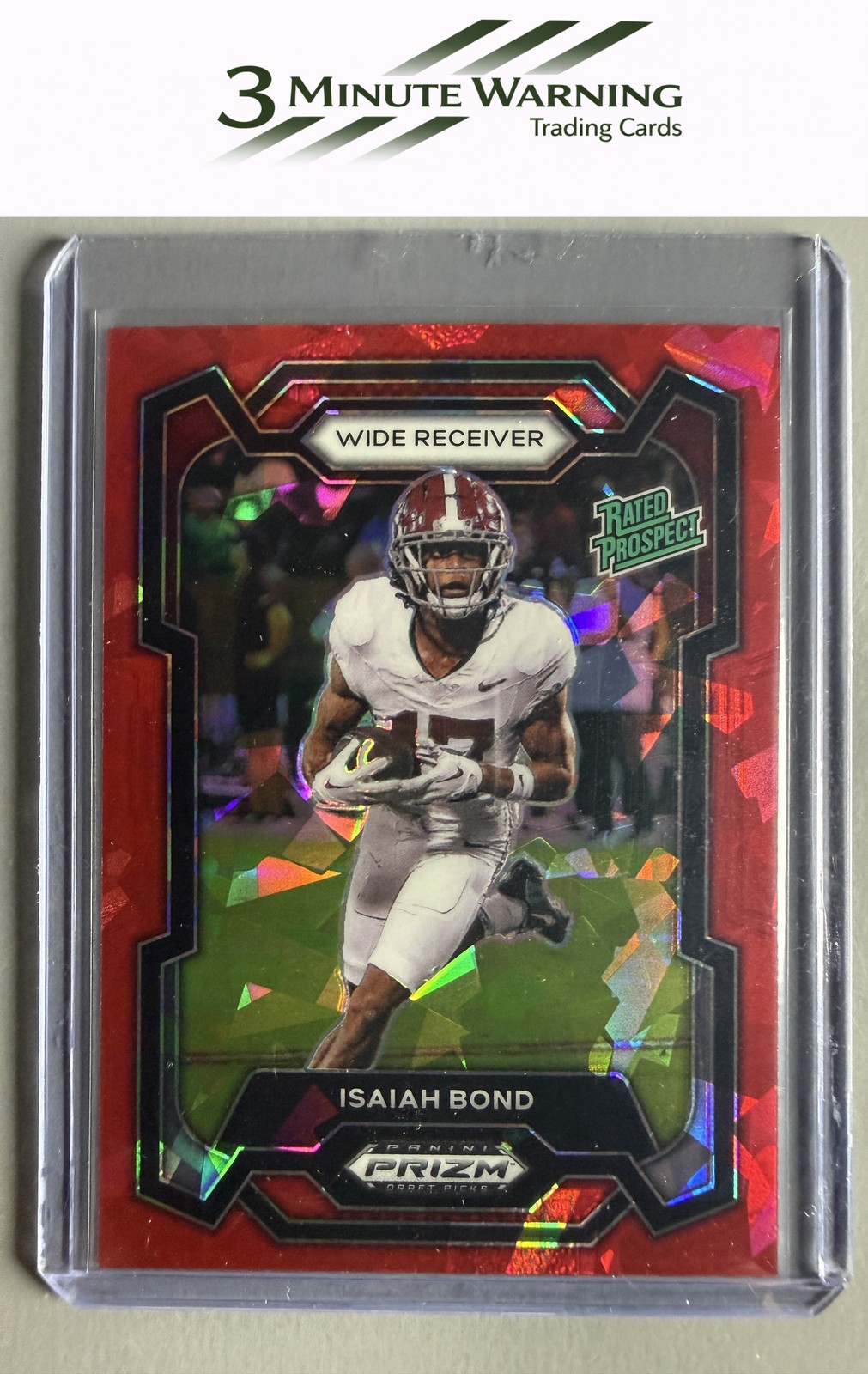 2024 Panini Prizm Draft Picks #184 Isaiah Bond Red Ice