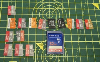 Job lot 16 memory cards 8gb 128gb Micro SD and SD grab a bargain!