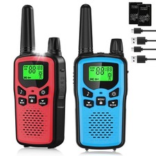 Rechargeable Walkie Talkies Long Range for Adults, Walky Talky VOX with 22 FR...