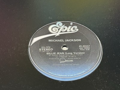 MICHAEL JACKSON 12'' BILLIE JEAN