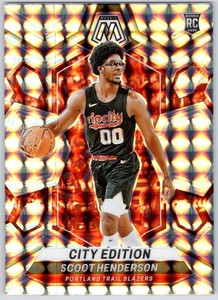 2023-24 Panini Mosaic Prizm #275 Scoot Henderson RC Portland Trail Blazers