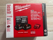 Milwaukee Electric - M18 REDLITHIUM HIGH Output XC6.0 Battery 2-Pack SHIPS ASAP