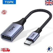 Type C to USB, USB C Male OTG A Female Data Connector Converter Cable Adapter