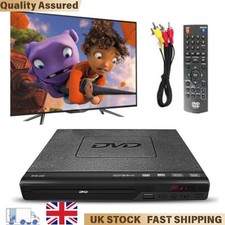 DVD Player Multi-Region Universal Playback - USB 3.0/2.0 & Remote Control for TV