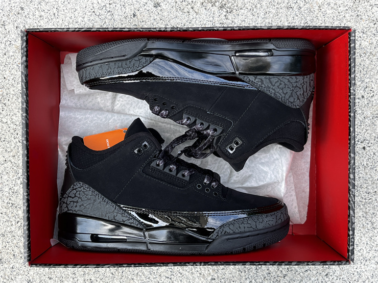 靴 NIKE Jordan 3 Retro Black Cat Nike Jordan 3 Retro 