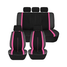 We Are Young Life is Fun  Checker Car Seat Covers Universal Fit Interior A