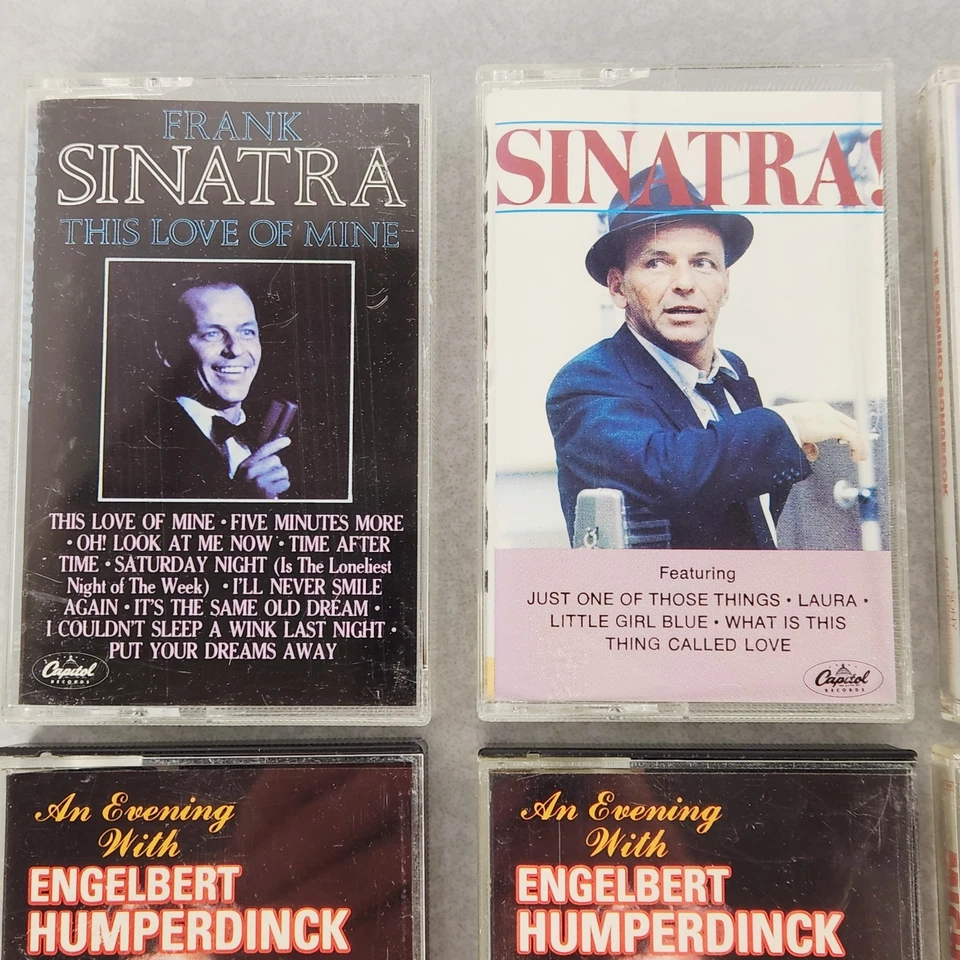 Jazz Crooner Cassette Tape Lot 10 Sinatra Mathis Domingo Goulet Como Tom Jones - Image 3 of 4