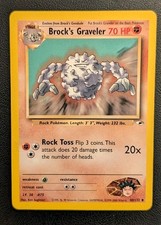 Pokemon Gym Heroes Uncommon Brock's Graveler 40/132 