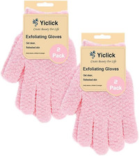 Heavy Exfoliating Gloves, Exfoliating Body Scrubber for Bath Shower Exfoliation,