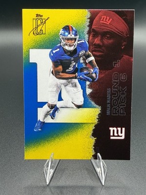 2025 Topps Signature Class #40 Malik Nabers Yellow Parallel