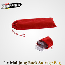 Mahjong Rack Bag Red for Accessories and Gift...