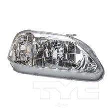 Right Headlight Assembly For 1999-2000 Honda Civic TYC 20-5661-01-9
