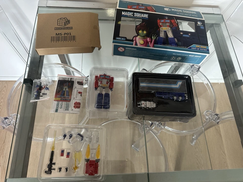 New Transformation toy Magic Square MS-B18 OP Light Of Justice Figure Stock 12cm - Immagine 2 di 4