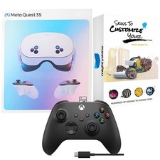 Meta Quest 3S 256GB VR Headset + Black USB C ...