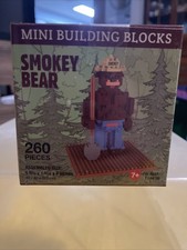 Smokey Bear Mini Building Blocks 260 Pieces Complete Sealed National Park