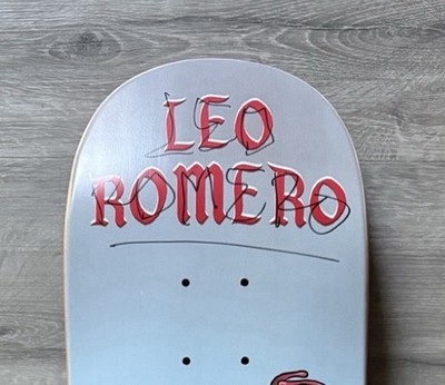 Toy Machine Skateboard Leo Romero Signed Deck, NOS, Rare, Baker